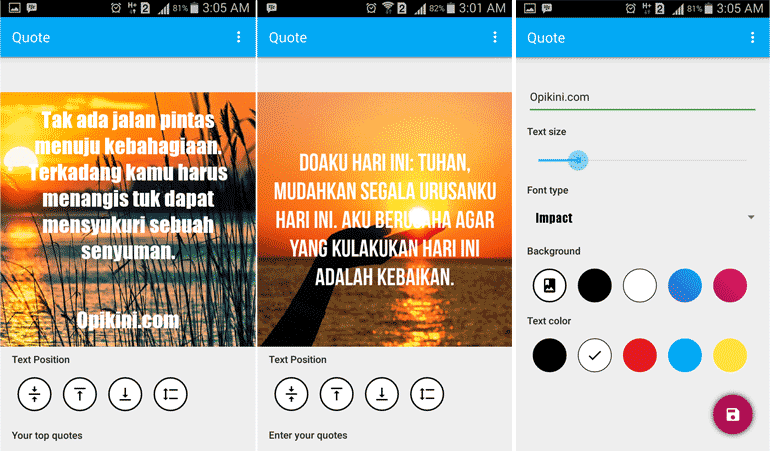 Aplikasi Keren Untuk Membuat Meme, Quote, Menambahkan Text Pada Foto di Android