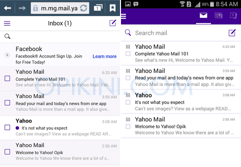 Panduan Membuat Yahoo Mail Baru Lewat HP Android