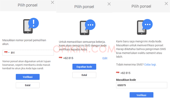 Cara Edit, Menambahkan Recovery Email dan Telepon di Akun ...