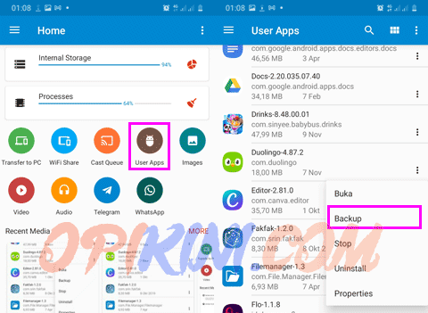 Kirim Aplikasi Android