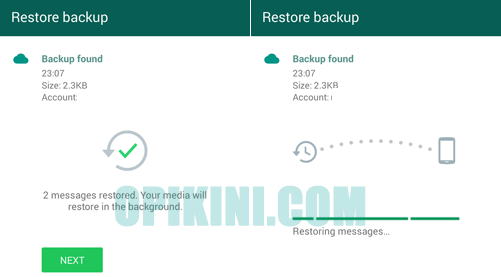 Cara Restore Atau Memulihkan Isi Percakapan WhatsApps Android Dari Google Drive