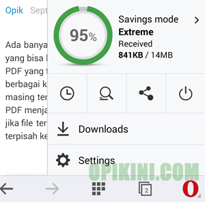 Opera Mini untuk Android gres saja mendapat update terbaru dengan dua fitur kompresi √ Cara Menghemat Kuota Internet Di Opera Mini Android Terbaru