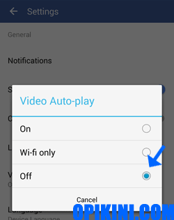 Cara Nonaktifkan Video Otomatis Diputar Facebook Di Android