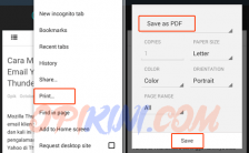 Print Halaman Web Sebagai PDF di Android Dengan Google Chrome