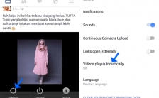 Cara Nonaktifkan Video Otomatis Diputar Facebook di Android