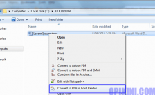 Cara Membuat File PDF Dengan Foxit Reader