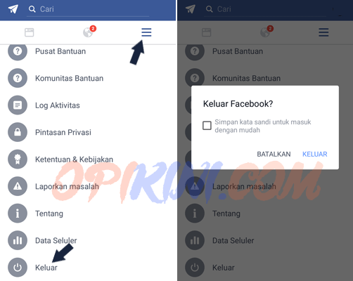 Bagaimana Cara Keluar Dari Facebook Di Android