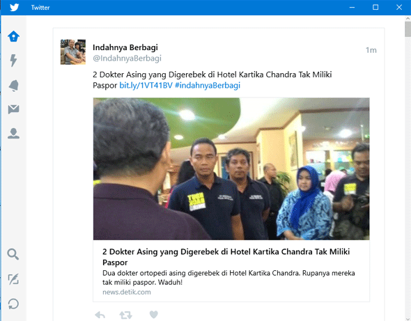 Twitter telah resmi mengumumkan peluncuran aplikasi Twitter for Windows √ Mengakses Twitter di Windows 10 Dengan Aplikasi Twitter for Windows