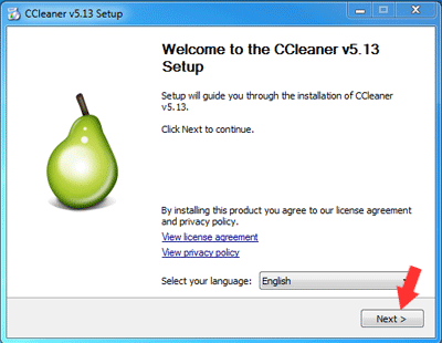 Cara Install CCleaner di Windows 7