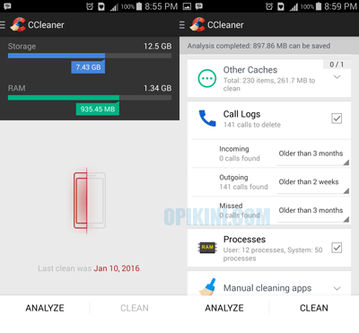 Cara Menggunakan CCleaner Untuk Android