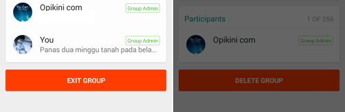 Cara Delete atau Hapus WhatsApp Grup