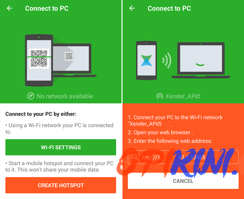 Cara Menggunakan Xender Untuk Kirim File Dari Android Ke PC Lewat WiFi