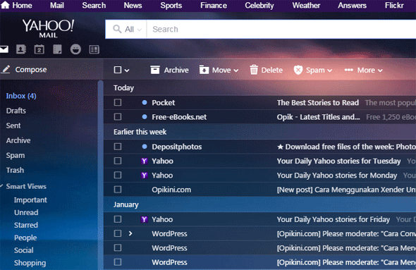 Ternyata Yahoo Mail Sudah Mengubah Halaman Sign in