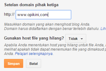 Ternyata mengubah blogspot ke domain sendiri sangat gampang dan kali ini saya akan mengembangkan √ Mudahnya Mengubah Blogspot Ke Domain Sendiri