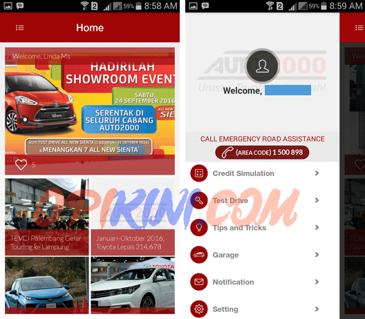 Cara Cek Riwayat Servis Mobil Toyota di AUTO2000 Lewat HP