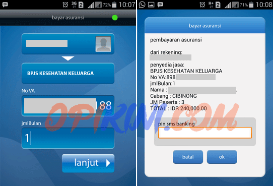 Cara Bayar BPJS Kesehatan Keluarga Lewat Mandiri Mobile