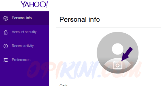 Cara Mengganti Foto Profil Email Yahoo Terbaru Lewat PC