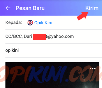 Cara Kirim Gambar Lewat Yahoo Dari HP Android