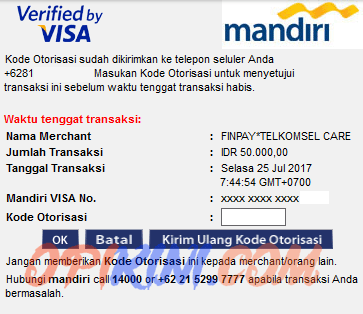 Isi Pulsa Simpati Online Bayar Pakai Kartu Kredit Opikini