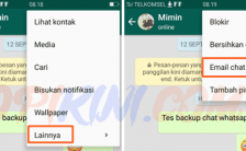 Panduan Cara Backup Chat WhatsApp Ke Email