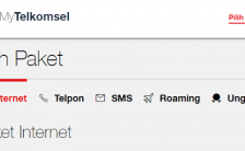 Cara Beli Paket Internet Simpati Online di MyTelkomsel