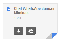 isi percakapan chat WhatsApp