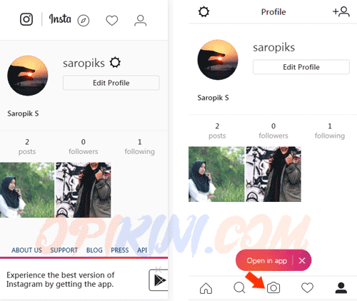 Cara Upload Foto Instagram Tanpa Aplikasi via Web (Google Chrome)