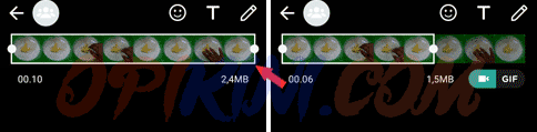 Cara Mengubah Video Menjadi GIF di WhatsApp