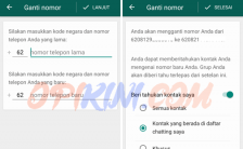 Masukan no WhatsApp lam