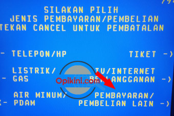 menu Pembayaran Pembelian Lain