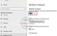 Cara Mengaktifkan Mobile Hotspot Di Windows 10 Dan Kendalanya