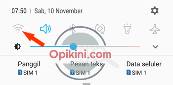 Aktifkan Wi-Fi di HP Android