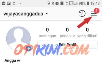 Cara Keluar Dari Akun Instagram di HP Android