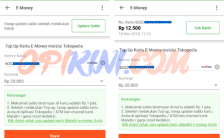 isi ulang kartu e-money Mandiri di Tokopedia