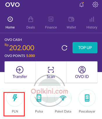 Beginilah Cara Membeli Token PLN di Aplikasi OVO