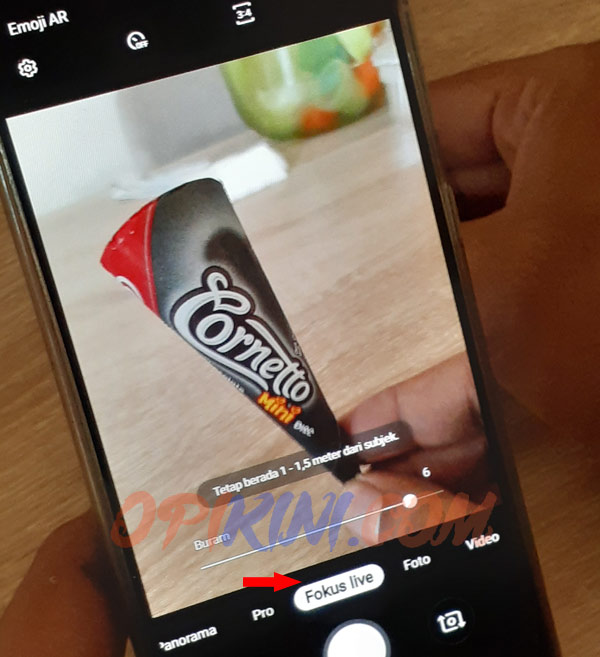 Cara Memotret Blur Dengan Kamera HP Samsung