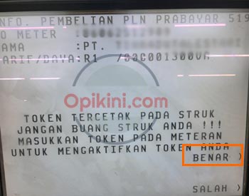 Cek kembali apakah no meter atau id pel yang diinput sudah benar