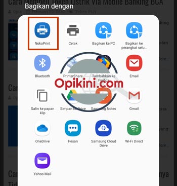 Cara Print Langsung Dari HP Android Ke Printer Pakai Kabel - Opikini