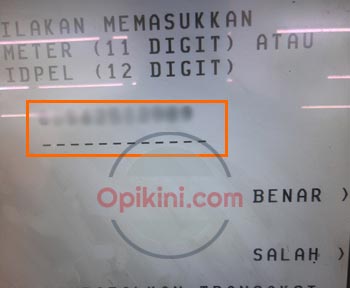 Masukan Id Pelanggan