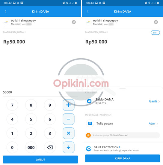 Cara Top Up Shopeepay Dari Aplikasi Dana Blog Pulsa Seluler