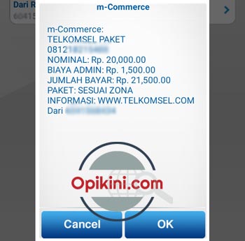 Cara Beli Paket Internet Di Bca Mobile Opikini