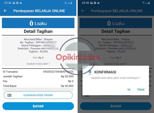 Cara Top Up Shopeepay Lewat Indomaret Dan Isaku Opikini