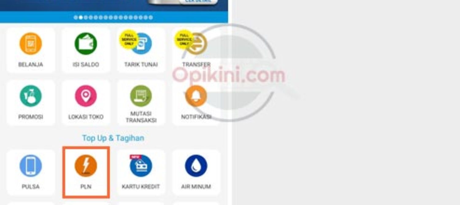 Cara Membeli Token Listrik Lewat iSaku Indomaret