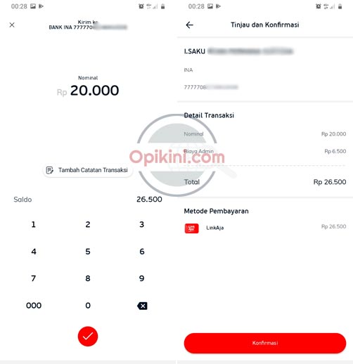 Top Up iSaku Lewat LinkAja