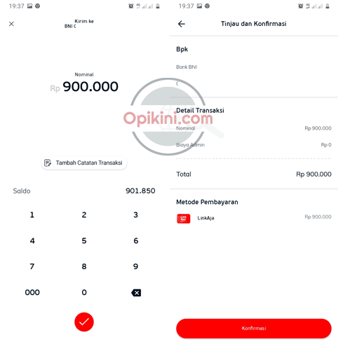 Cara Transfer Linkaja Ke Bank Limit Dan Biaya Terbaru Opikini