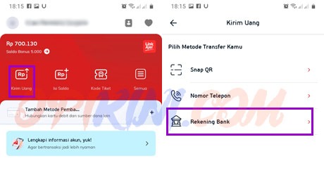 Cara Transfer LinkAja Ke BSI atau Bank Syariah Indonesia