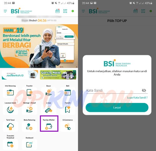 Cara Top Up ShopeePay Lewat BSI Mobile, Batas Minimal dan Biaya Admin