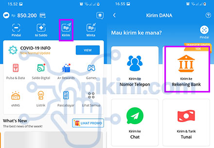 DANA ke CIMB Niaga OVO