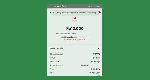 Transfer GoPay Ke OVO 2021 Terbaru Begini Caranya