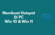 Cara Membuat Hotspot di PC Windows 10 dan 11
